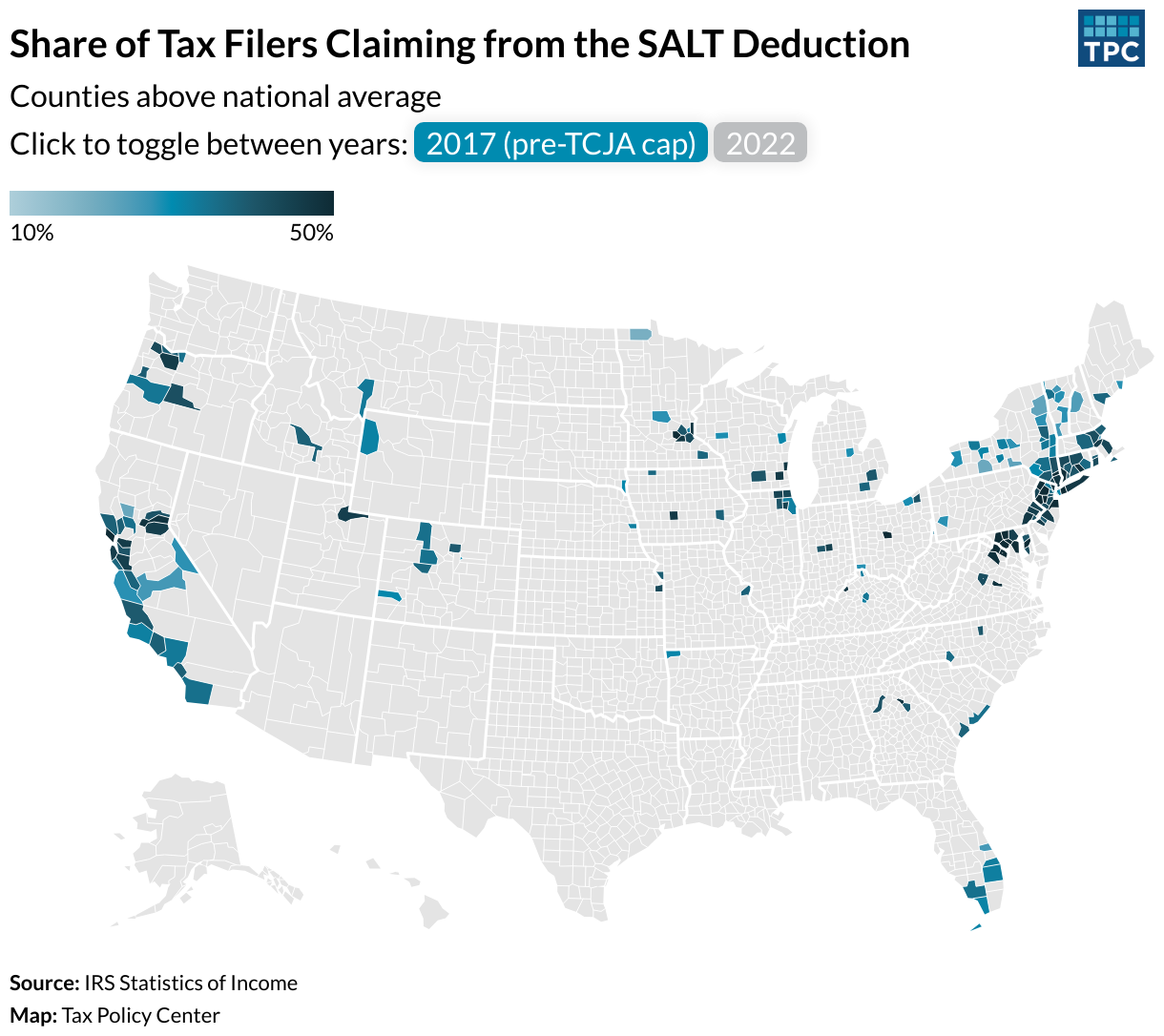 Mapping the SALT Deduction